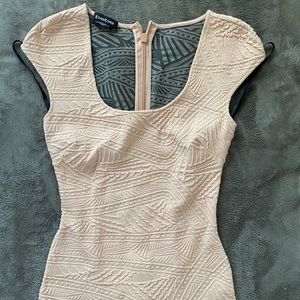BEBE nude dress